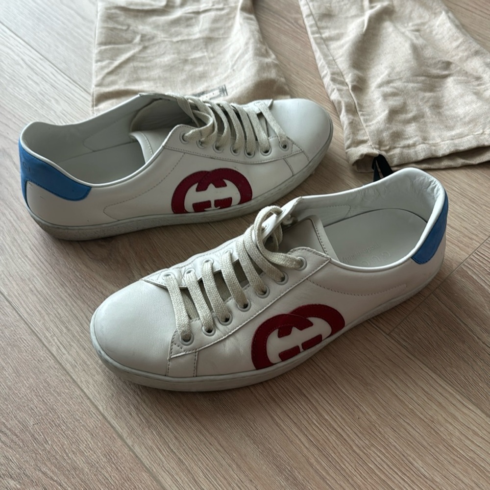 Gucci Ace Interlocking G in Original Dust bags
